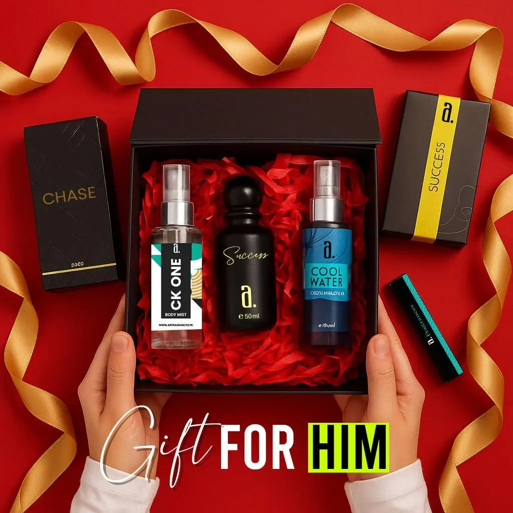GIFT FOR HIM – PREMIUM FRAGRANCE GIFT SET FOR MEN | LUXURY PERFUME & BODY MIST BUNDLE