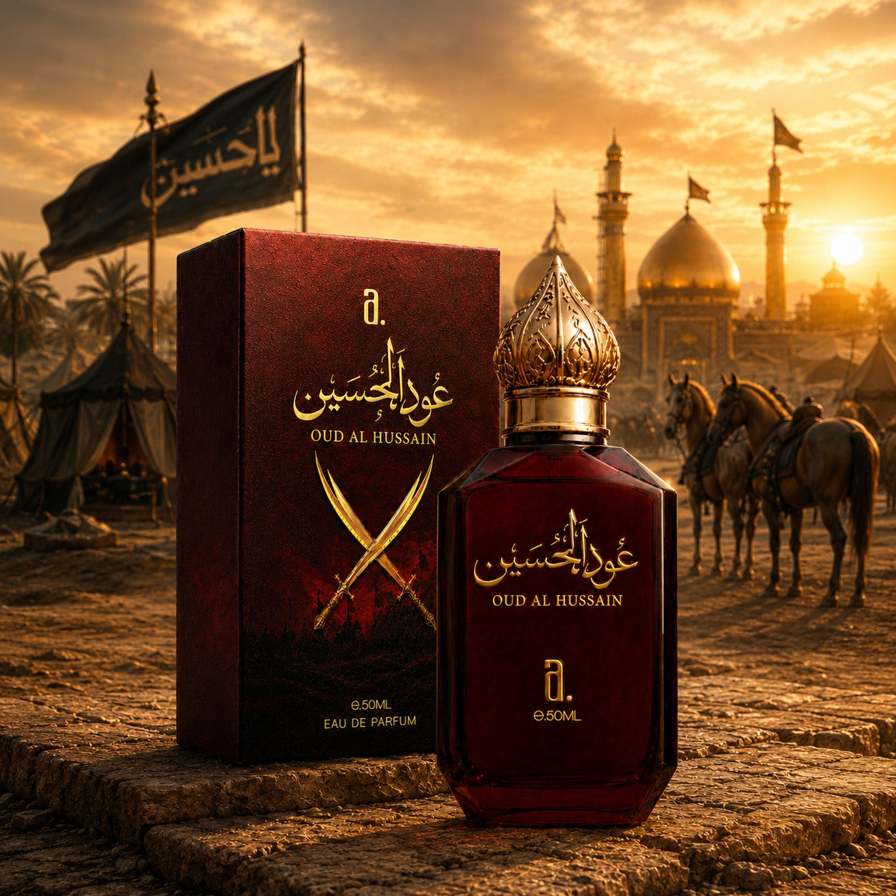 OUD AL HUSSAIN 50ML | PREMIUM ARABIC OUD PERFUME FOR MEN & WOMEN