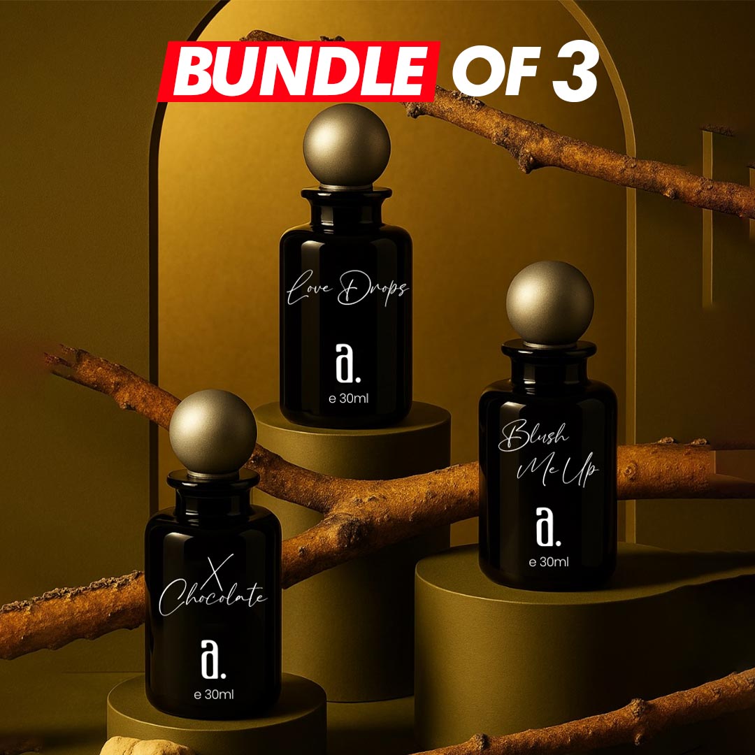 Bundle of 3 (30 ML) - Blush me up, Love Drops, X-Chocolate - X3