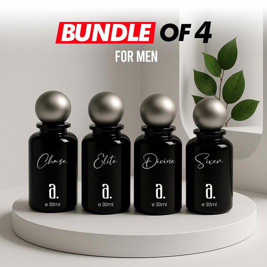 Men Bundle Pack of 4 (30 ML) - Sixer, Divine, Elites, Chase
