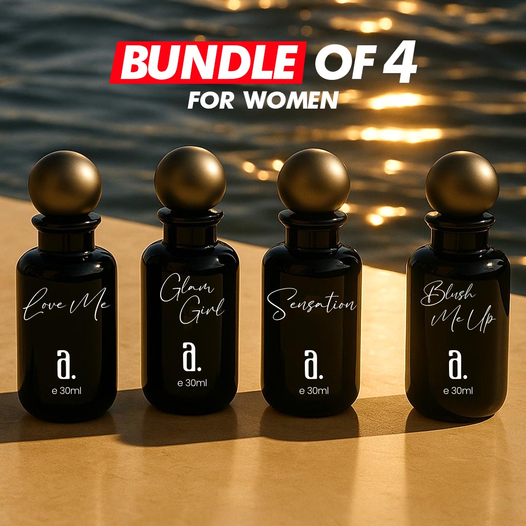 Women Bundle Pack of 4 (30 ML) - Blush me up, Sensation, Glam Girl, Love Me