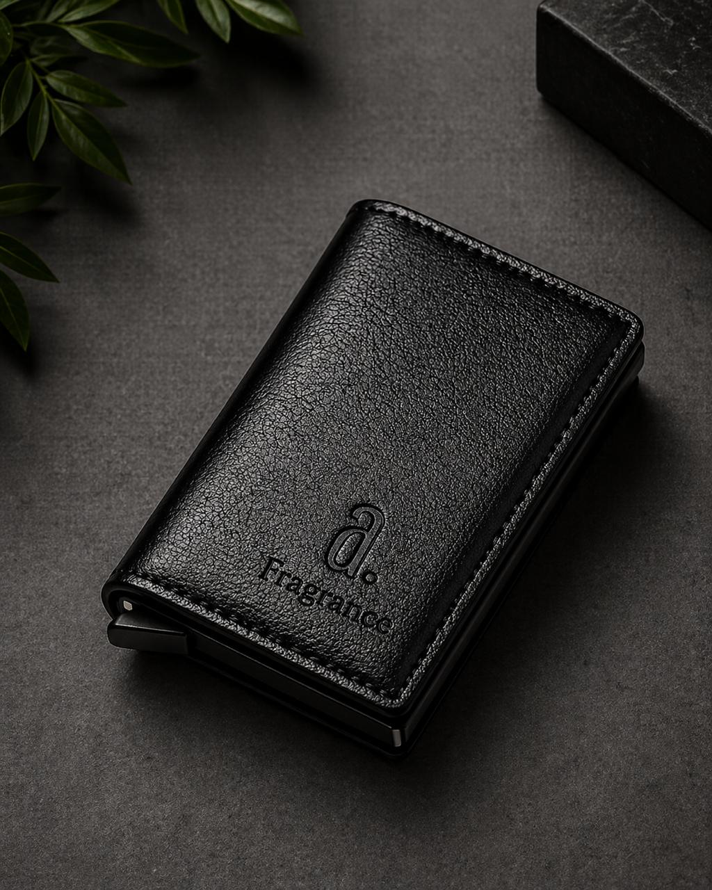 A. Fragrances Premium Leather Card Holder Wallet – Slim Minimalist Wallet