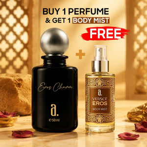 Eros Charm Perfume 50ml + FREE V. Eros Body Mist 50ml