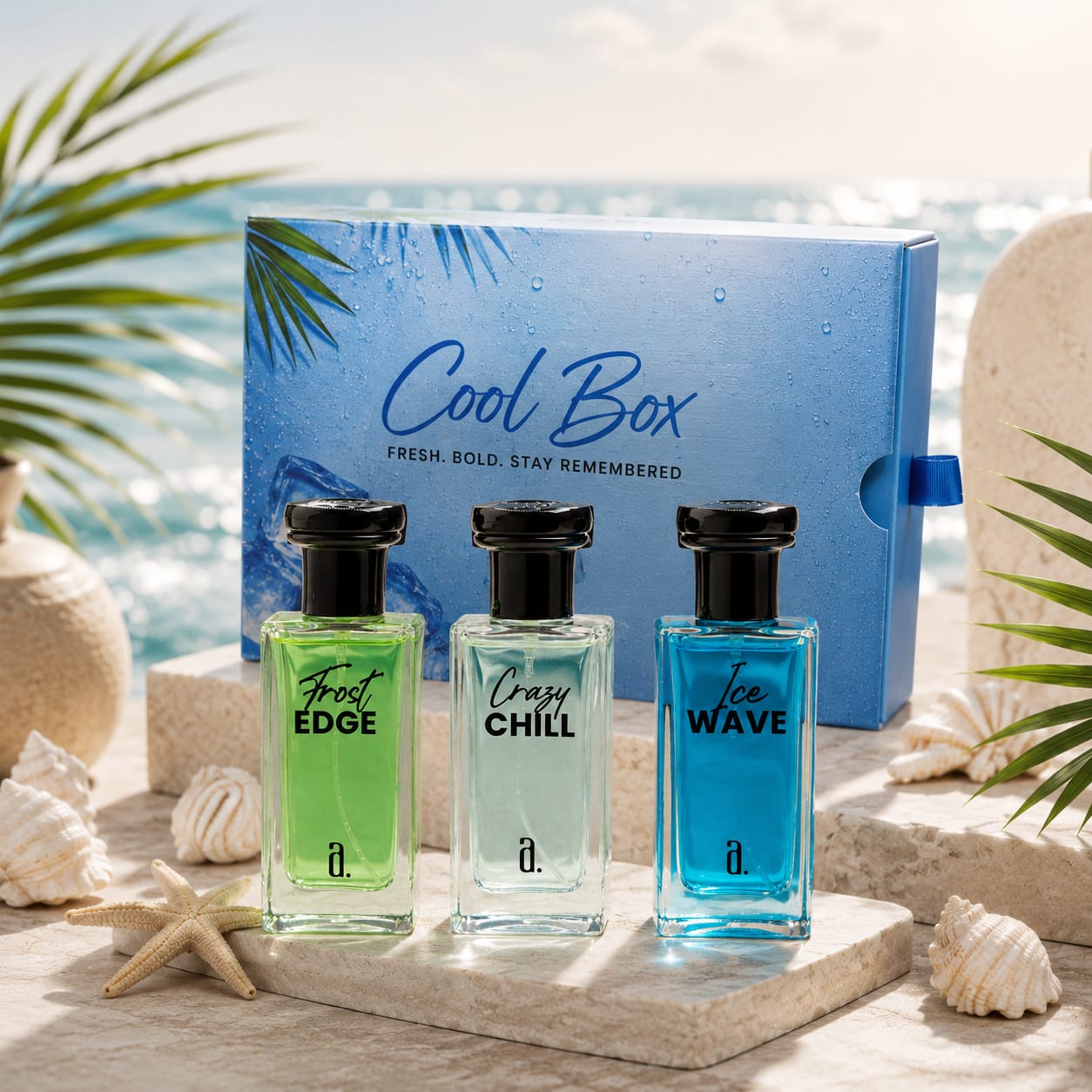 Cool Box (3 x 30ml) Summer Collection | 3 Premium Fresh Perfumes Gift Set