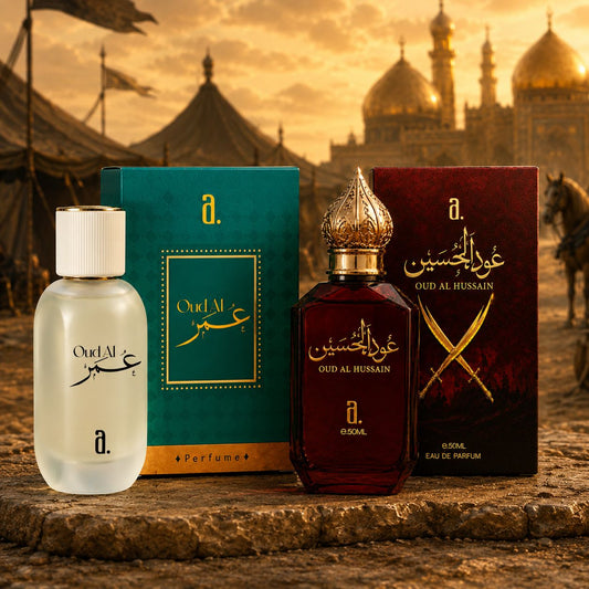 OUD AL HUSSAIN & OUD AL UMAR DUO PACK (2 x 50ML) | PREMIUM OUD PERFUMES FOR MEN & WOMEN