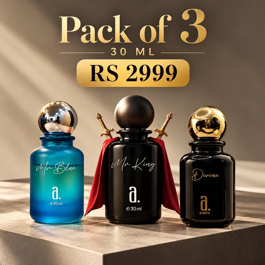 Mr Blue, Mr King & Divine Perfume – Pack of 3 | 30 ML Each