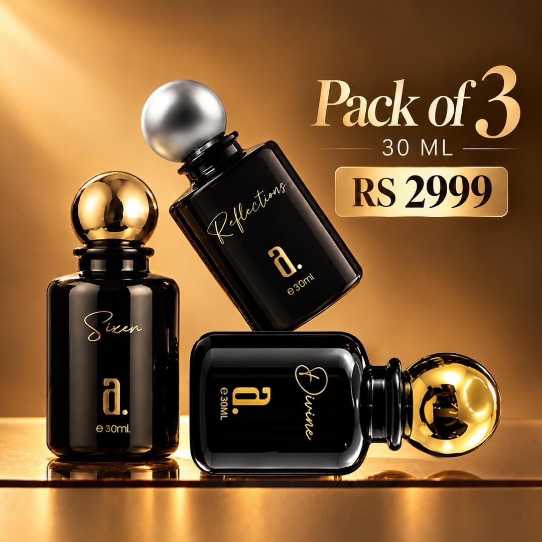 Sixer, Reflections & Divine Perfume – Pack of 3 | 30 ML Each