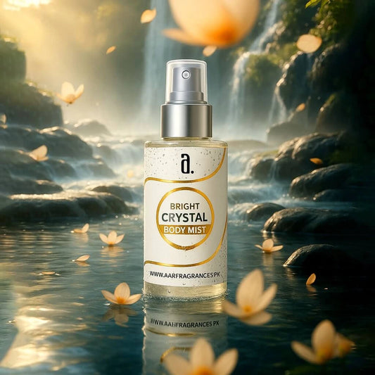 BRIGHT CRYSTAL BODY MIST FOR WOMEN – 50ML SPRAY | FRESH FLORAL FRAGRANCE