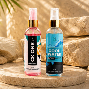 PACK OF 2 BODY MISTS FOR MEN – CK ONE & COOL WATER