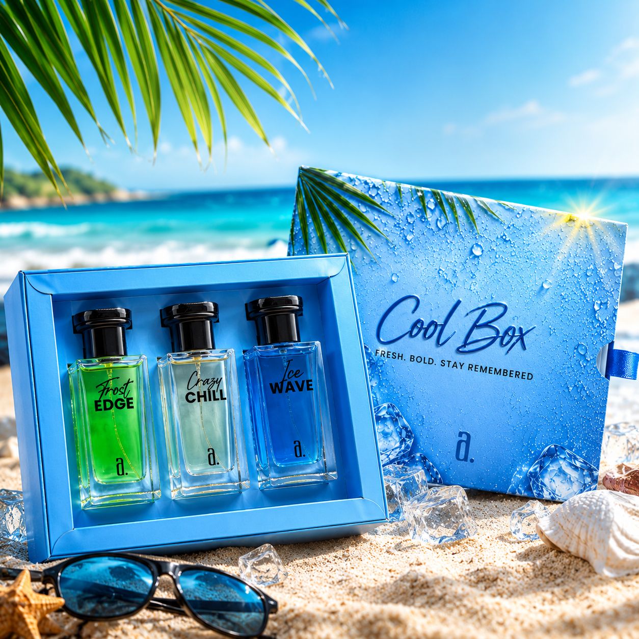 Cool Box (3 x 30ml) Summer Collection | Premium Fresh Perfumes Gift Set