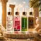 UNISEX BUNDLE OF 4 BODY MISTS – GUCCI FLORA, SENSATION, VERSACE EROS & 1 MILLION