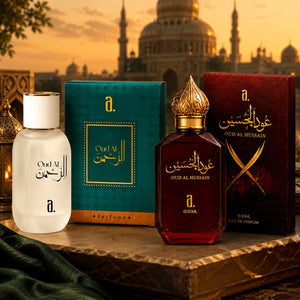 OUD AL HUSSAIN & OUD AL REHMAN DUO PACK (2 x 50ML) | PREMIUM OUD PERFUMES FOR MEN & WOMEN