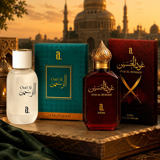 OUD AL HUSSAIN & OUD AL REHMAN DUO PACK (2 x 50ML) | PREMIUM OUD PERFUMES FOR MEN & WOMEN