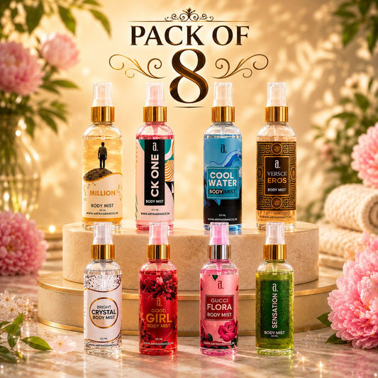 SPECIAL OFFER - LOVE PACK - BUNDLE OF 8 BODY MISTS