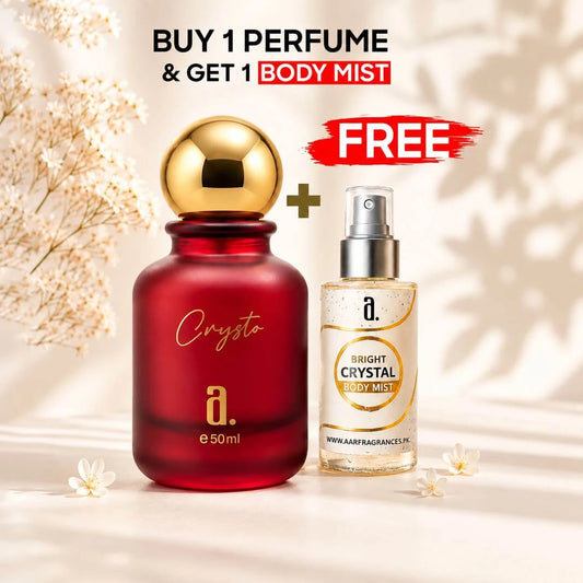 Crysto Perfume 50ml + FREE Bright Crystal Body Mist 50ml